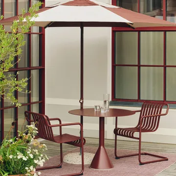 Haze rug - Iron red, 230x230 cm - HAY