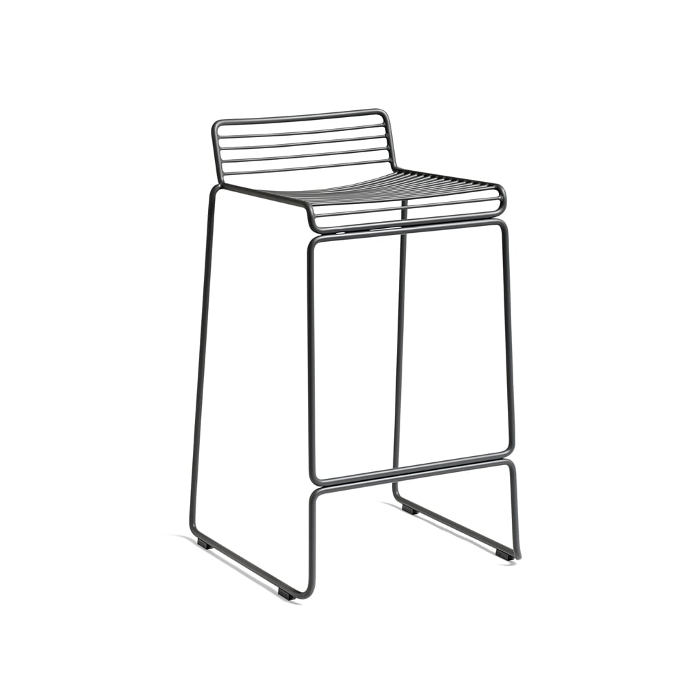 HAY Hee barstool 65 cm Asphalt grey | Scandinavian Design | Bar stools | Grey