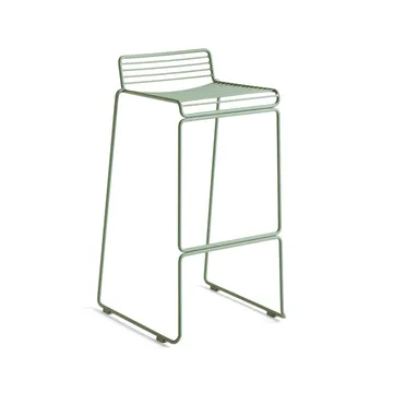 Hee High barstool 75 cm - Fall green - HAY