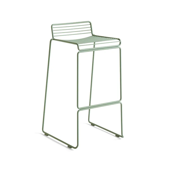 Hee High barstool 75 cm - Fall green - HAY