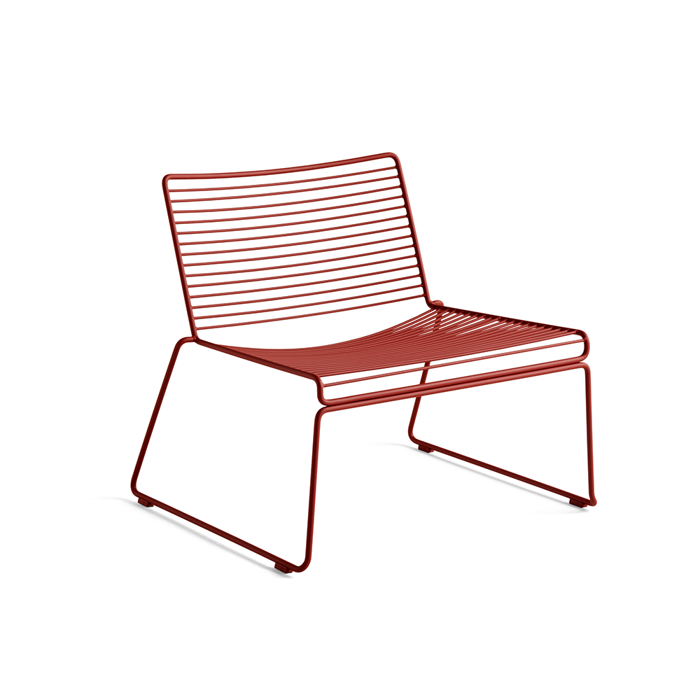 HAY Hee lounge chair Rust | Scandinavian Design | Red