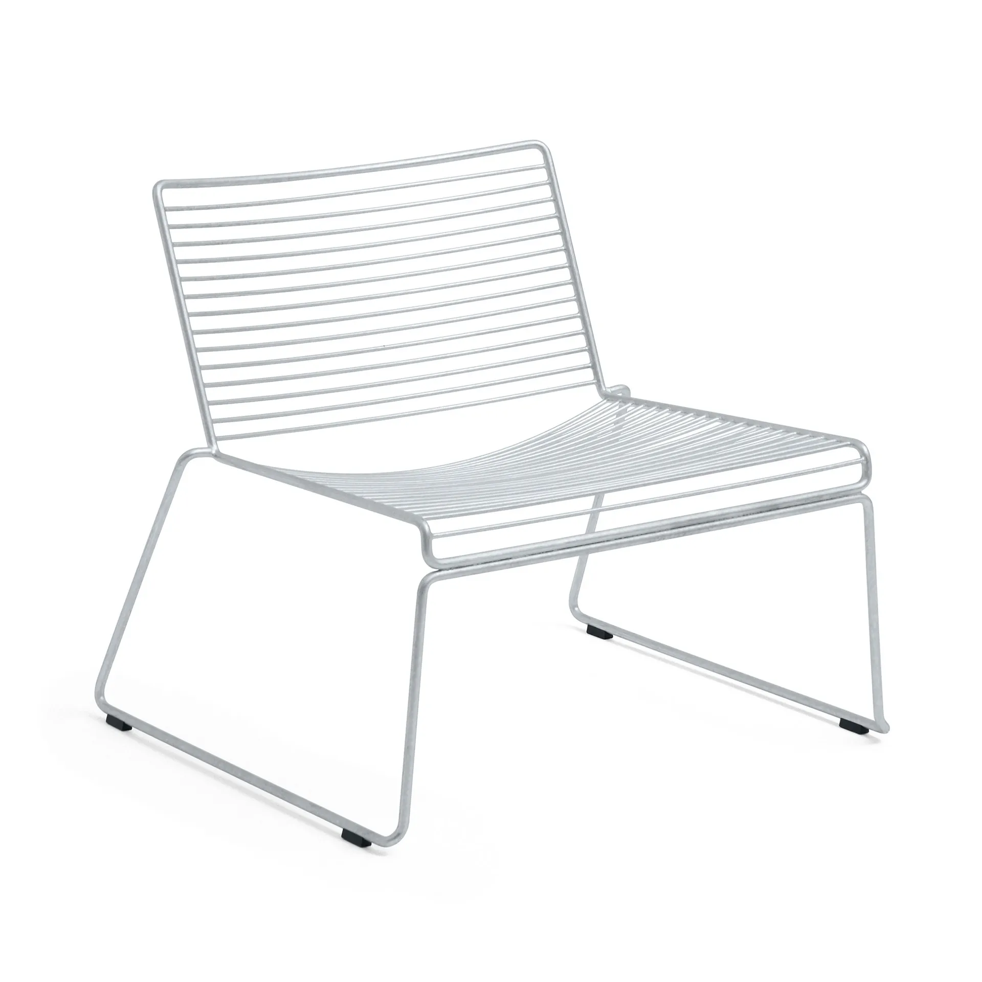 Hee lounge chair sled base, Galvanized HAY