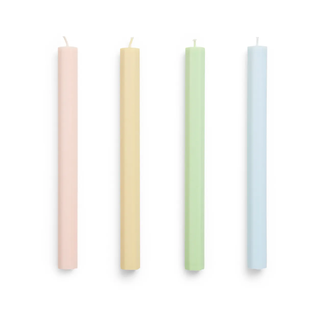 HAY Hexagon Candle light mix 4-pack Fresh | Scandinavian Design | Candles | Multi