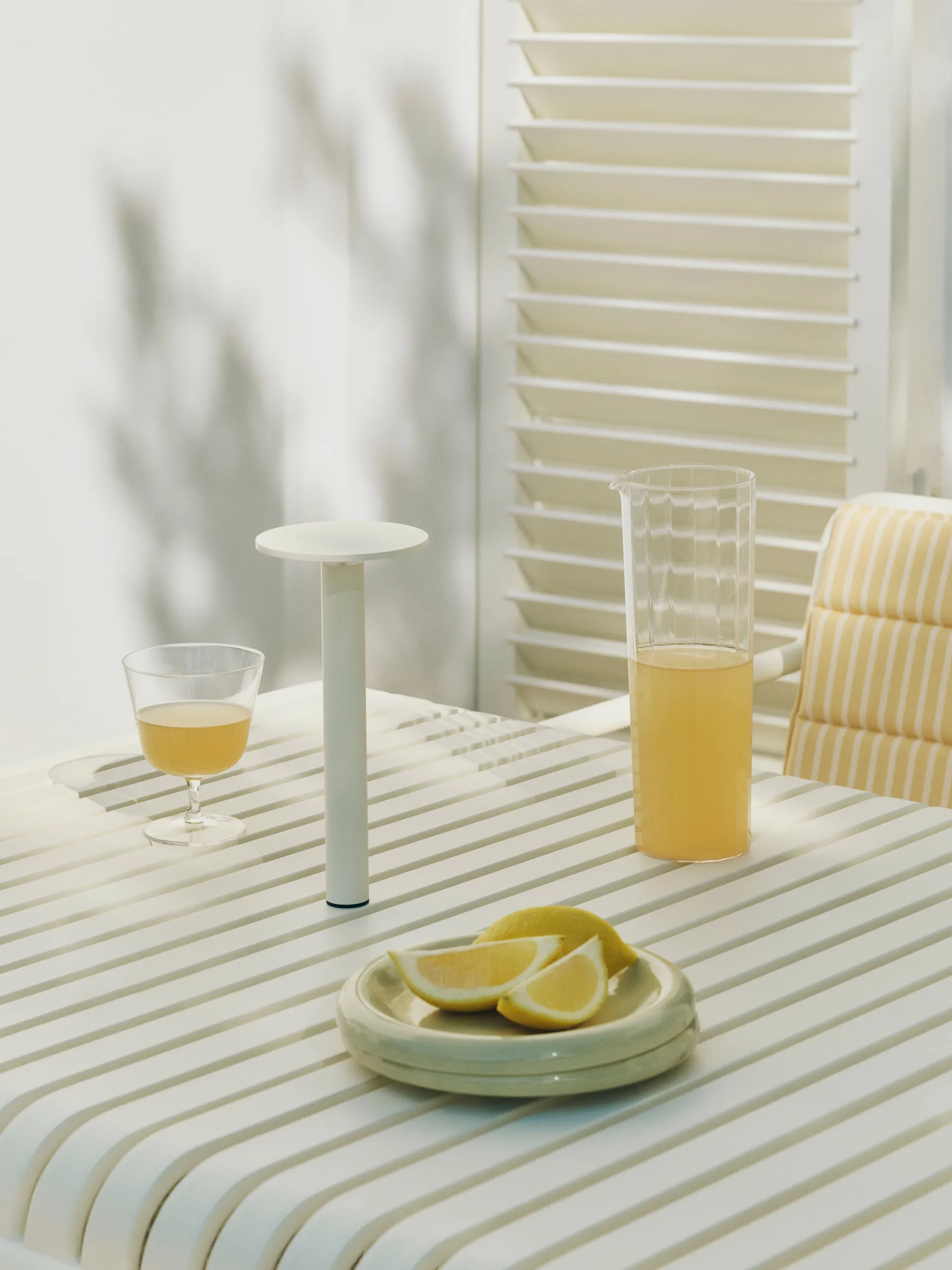 Host portable lamp, Cream white, 22 cm HAY