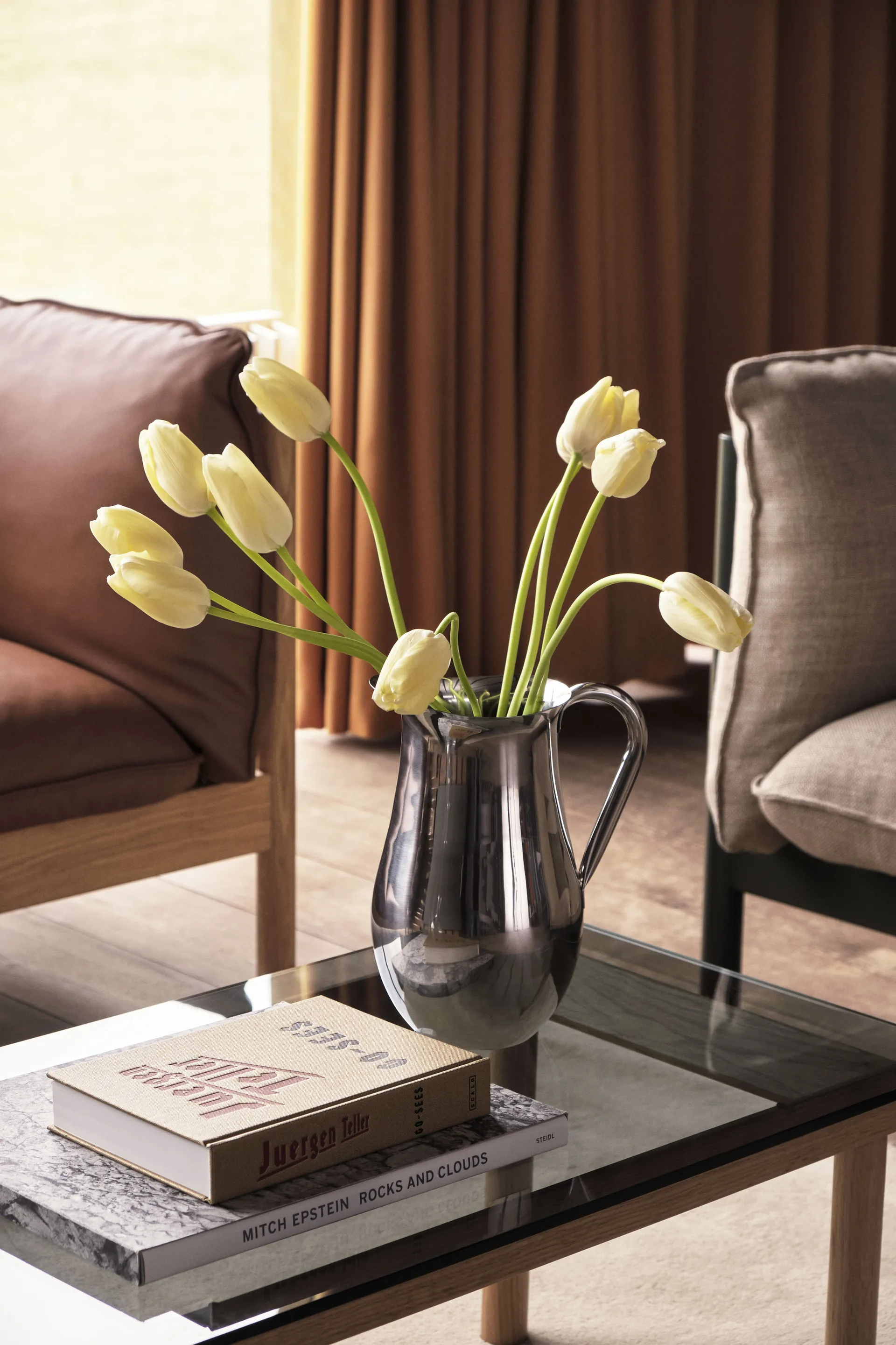 Indian Steel Pitcher No. 2 pot 3.25 L, Stainless steel HAY