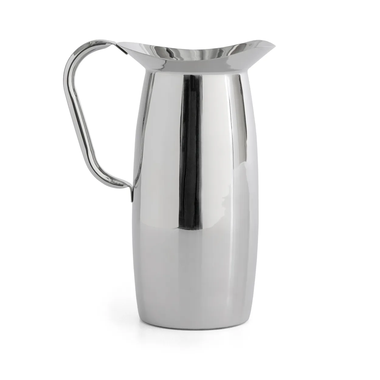 HAY Indian Steel Pitcher pot Tall 0.92 L | Scandinavian Design | Water jugs and carafes | Silver-coloured