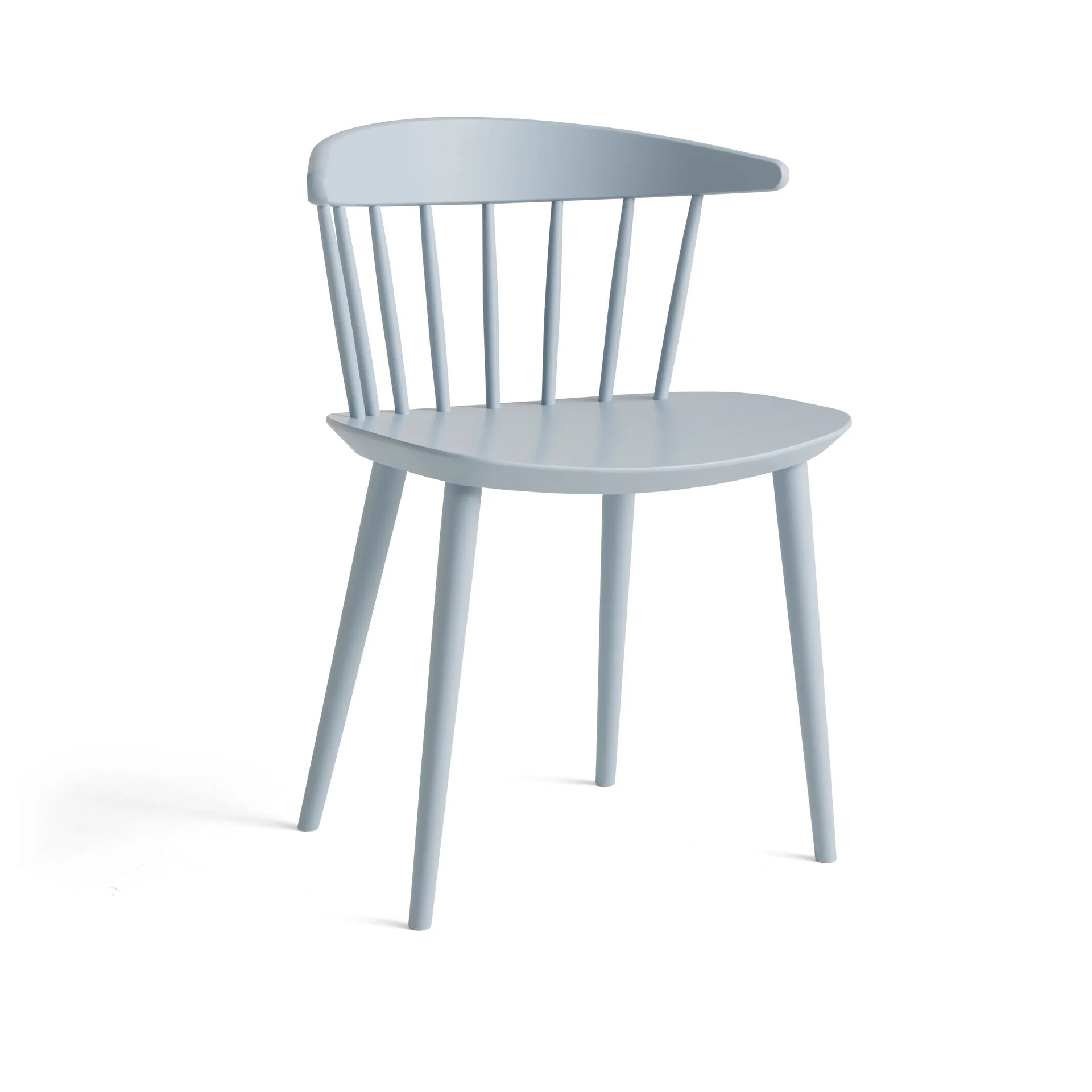 J104 chair, Slate blue lacquered beech HAY
