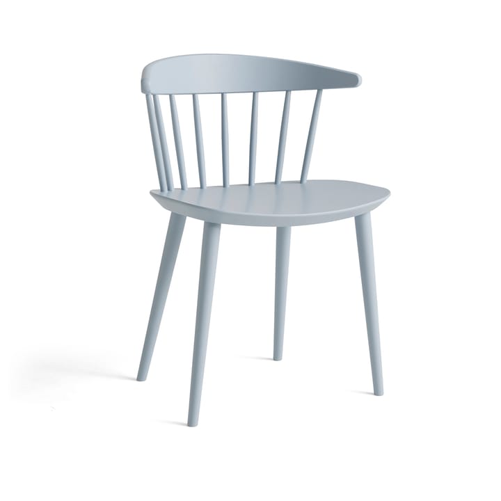 J104 chair - Slate blue lacquered beech - HAY