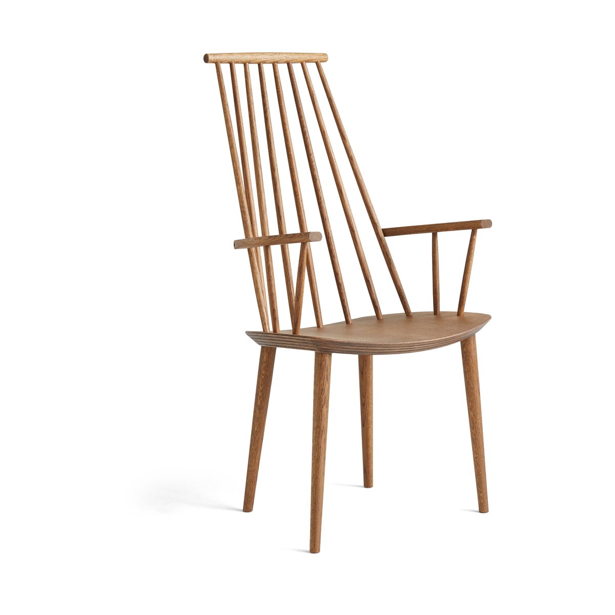 HAY J110 armchair Dark oiled oak | Scandinavian Design | Chairs | Brown