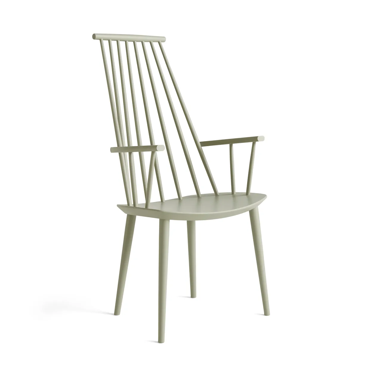 HAY J110 armchair Sage lacquered beech | Scandinavian Design | Chairs | Green