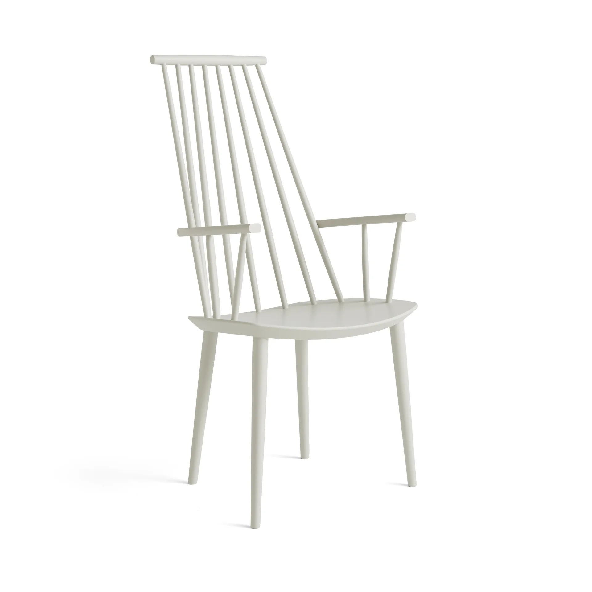 J110 armchair, Warm grey lacquered beech HAY