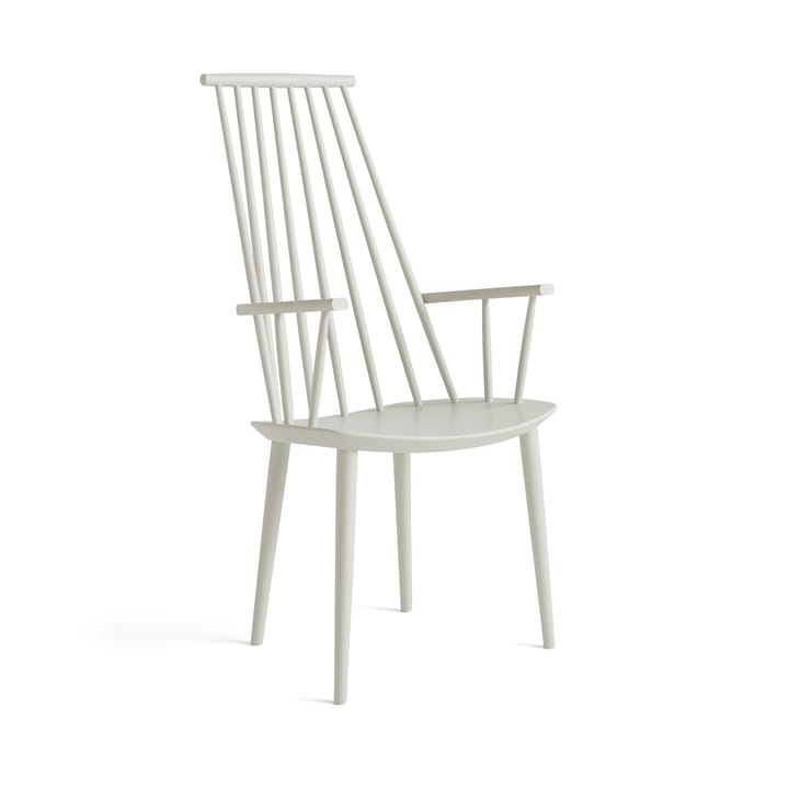 J110 armchair - Warm grey lacquered beech - HAY