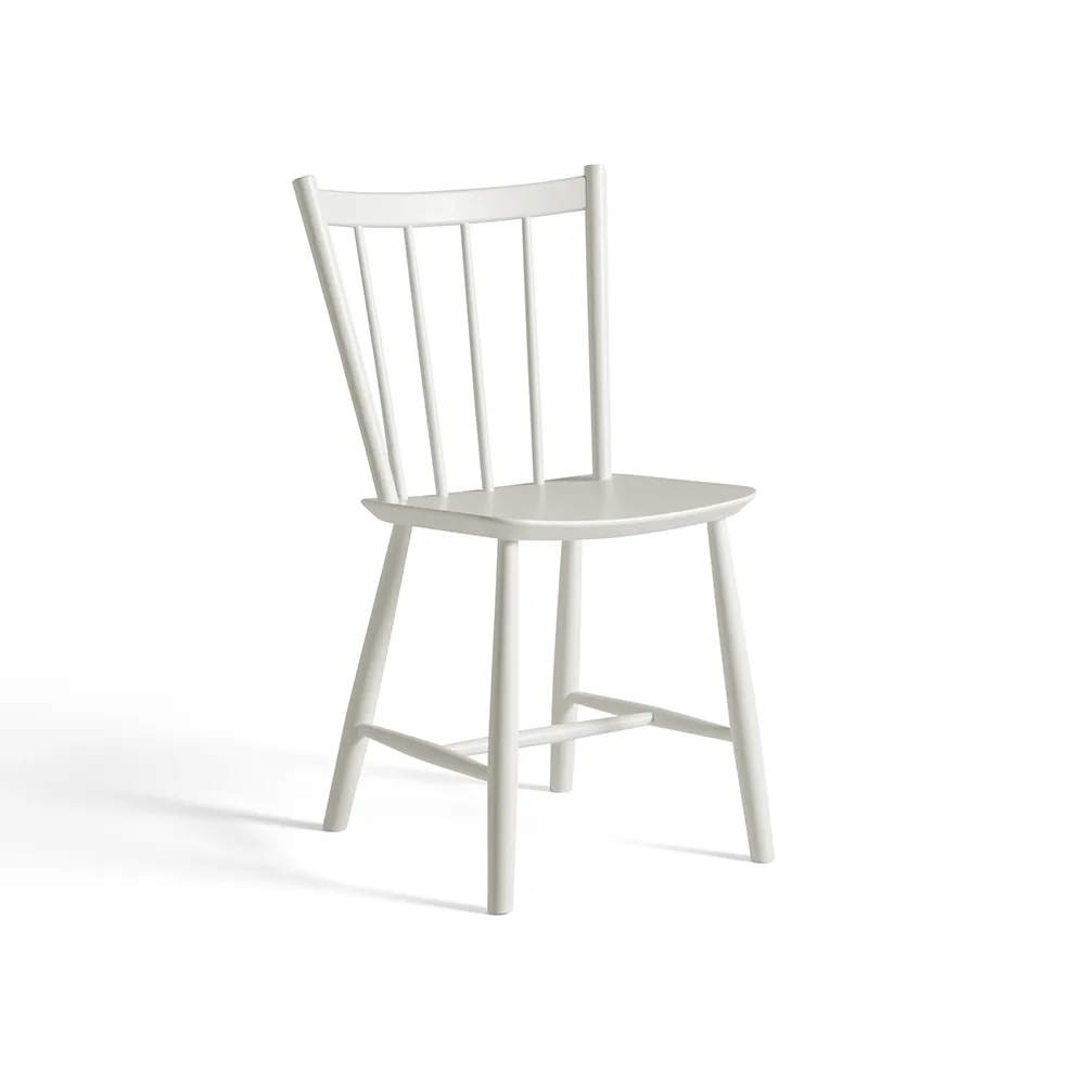 J41 chair, White lacquered beech HAY