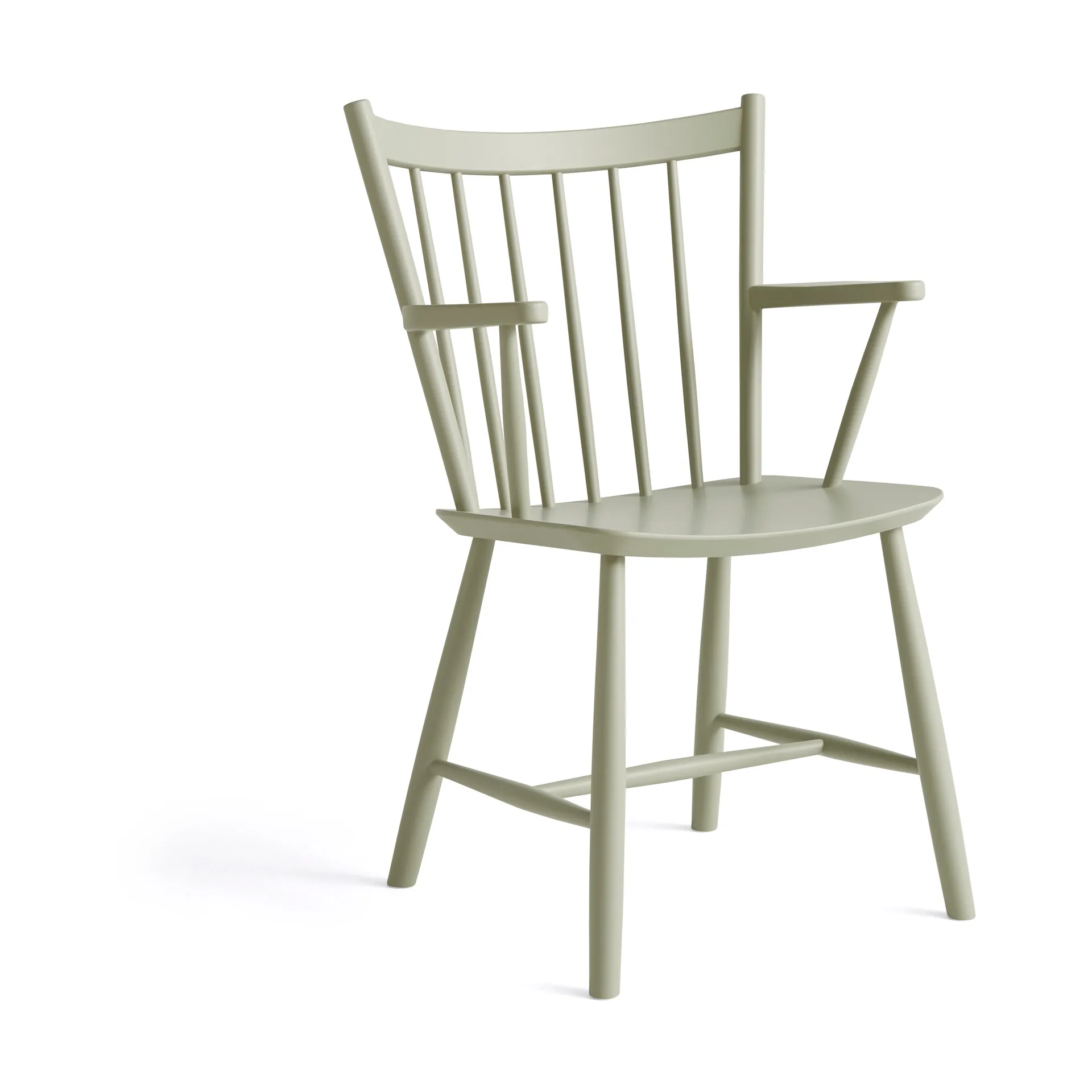 J42 armchair, Sage lacquered beech HAY