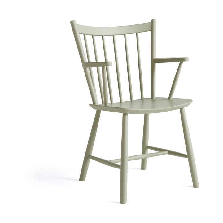 J42 armchair - Sage lacquered beech - HAY