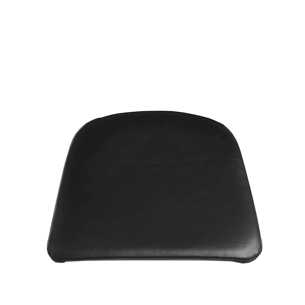 J42 chair cushion, Leather Sene black HAY