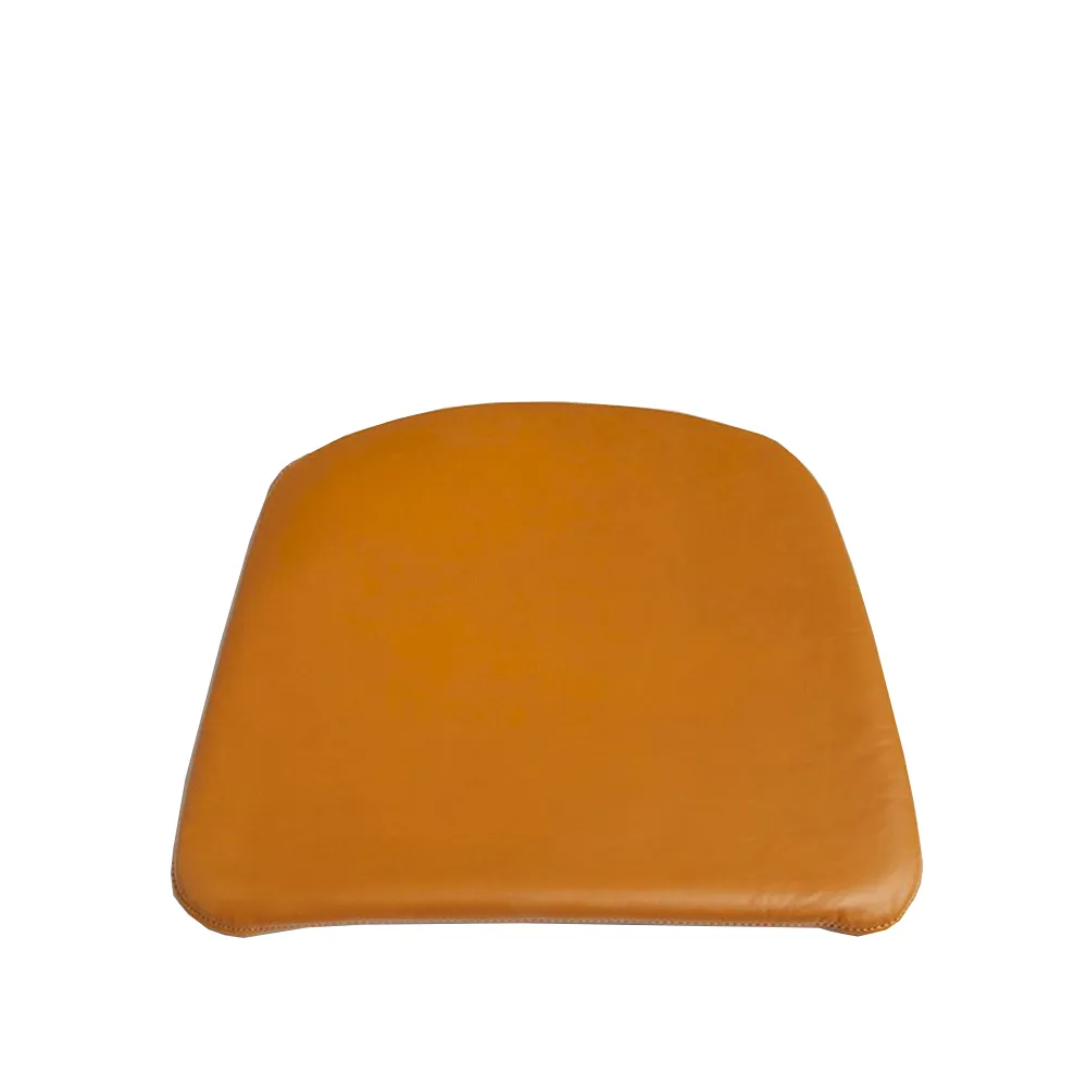 HAY J42 chair cushion Leather sense cognac | Scandinavian Design | Seat cushions & pads | Brown