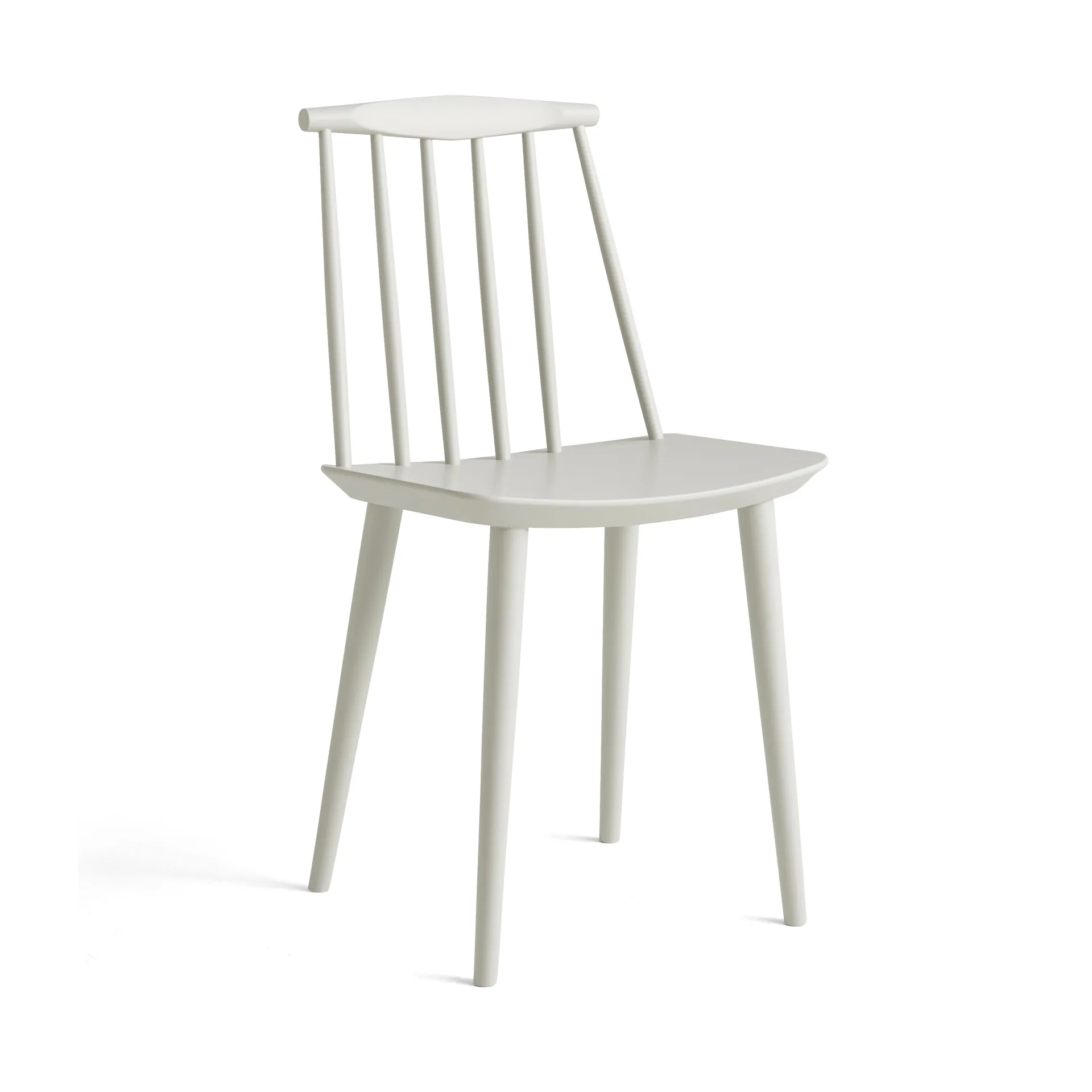 J77 chair, Warm grey lacquered beech HAY