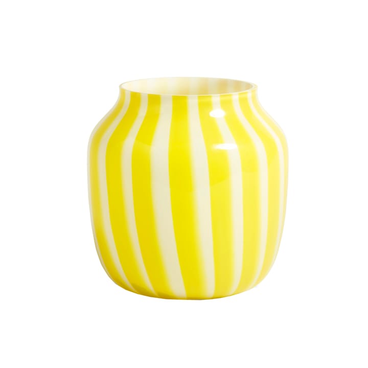 Juice Wide vase 22 cm - yellow - HAY