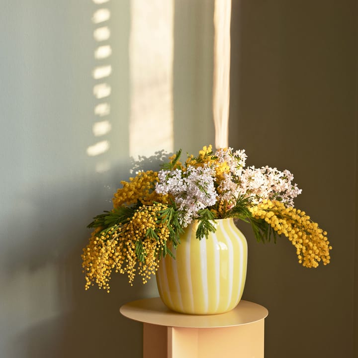 Juice Wide vase 22 cm - yellow - HAY