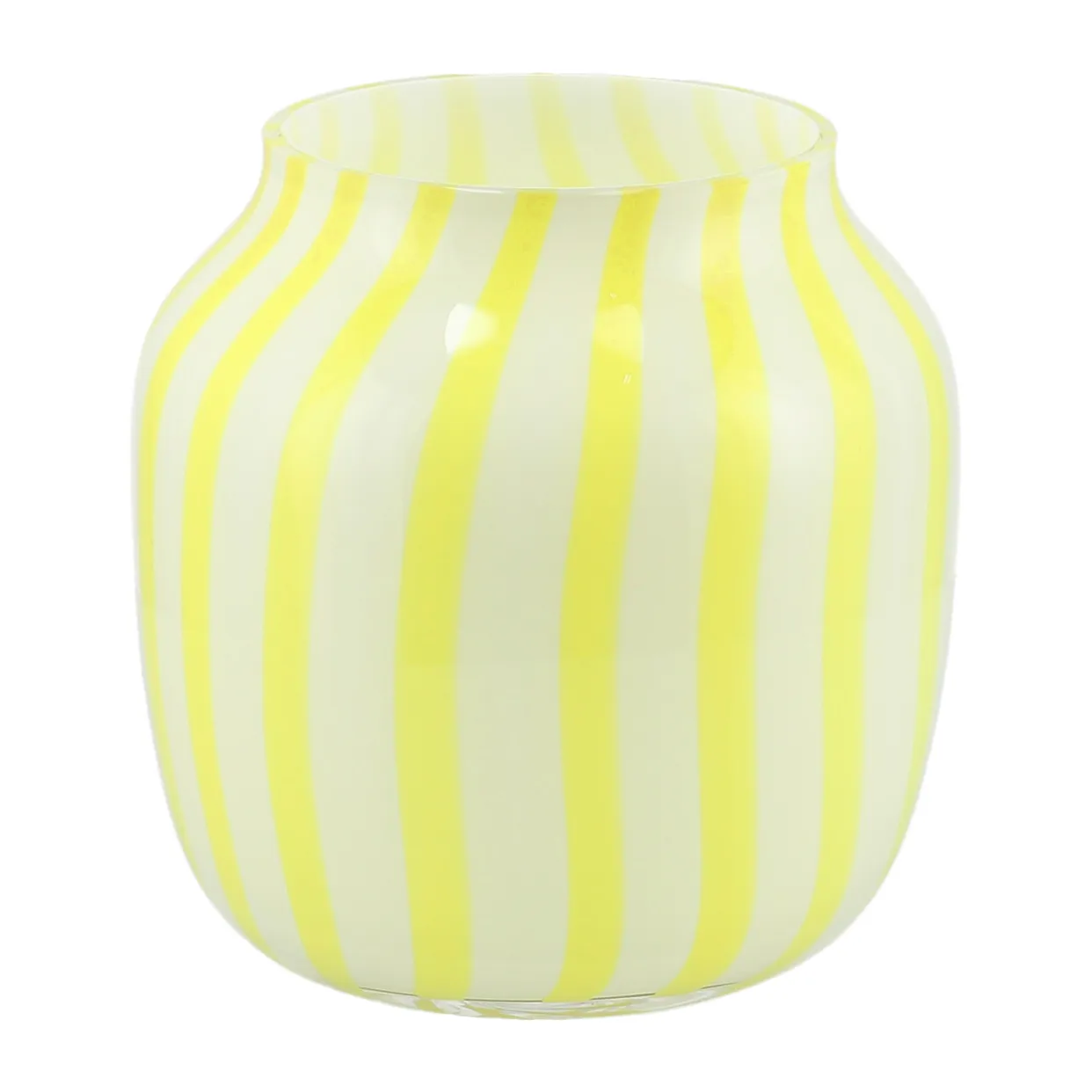 HAY Juice Wide vase 22 cm yellow | Scandinavian Design | Vases | Yellow