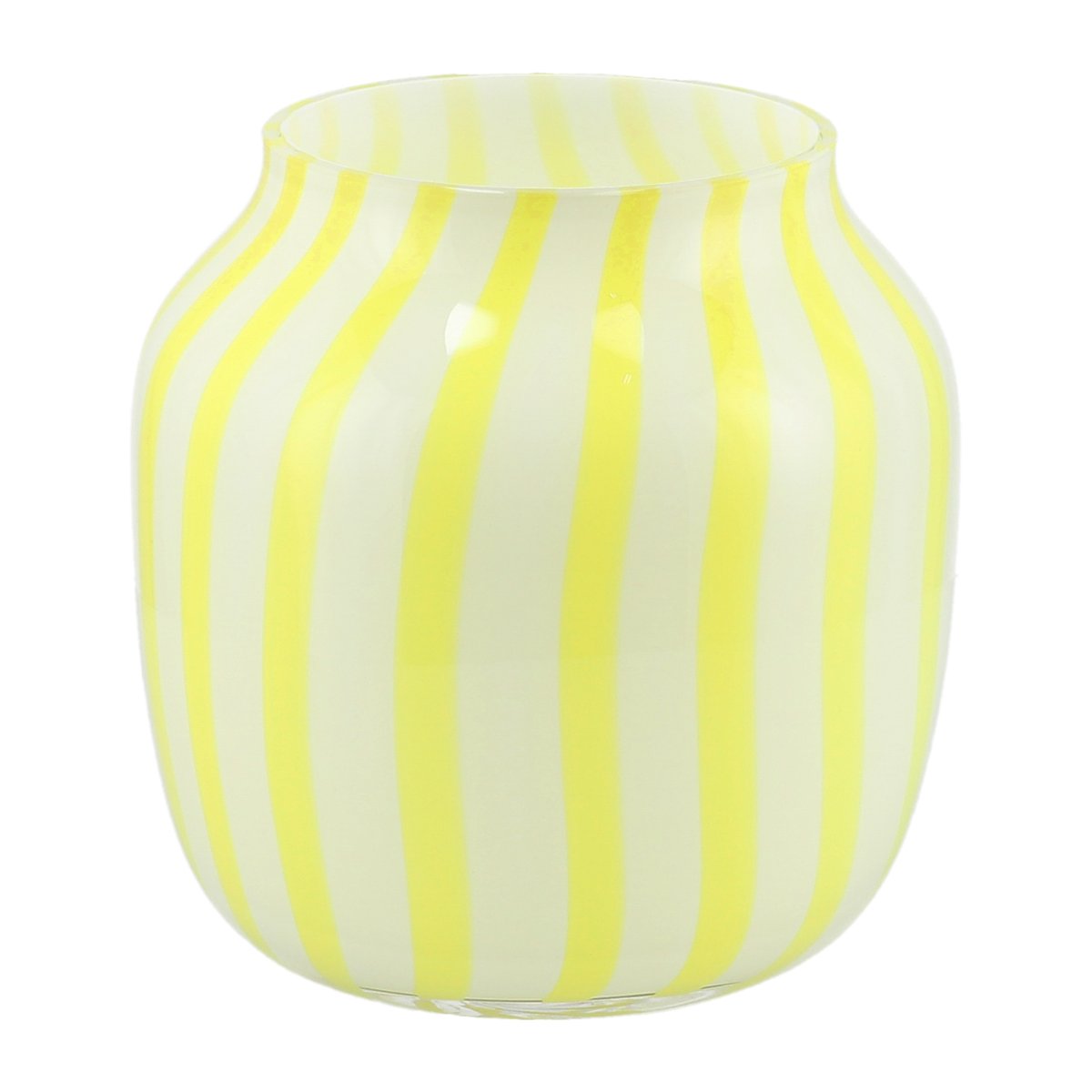 HAY Juice Wide vase 22 cm yellow | Scandinavian Design | Vases | Yellow