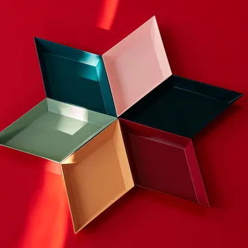 Kaleido tray XS - Dark green - HAY