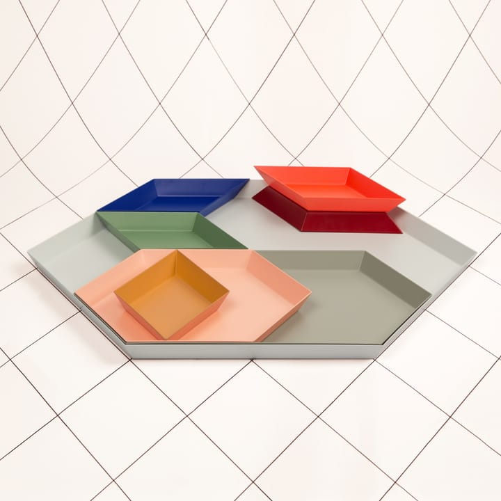 Kaleido tray XS, Light amber HAY