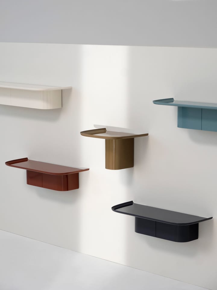 Korpus 4 hook wallshelf M, Cream HAY