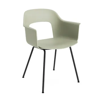 Layout Armchair 211 armchair - Pastel green-black lacquered steel - HAY