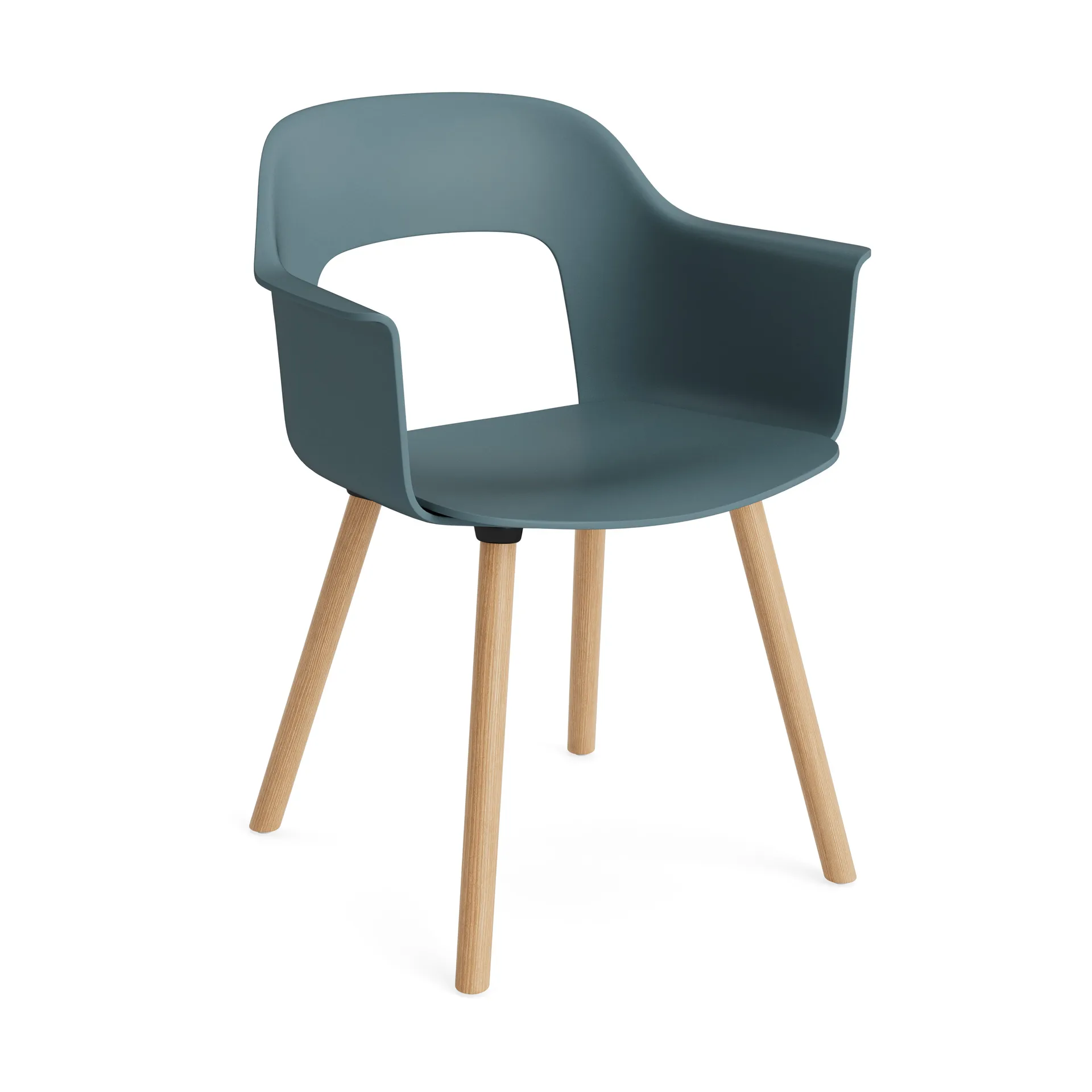 Layout Armchair 221 armchair, Ocean-lacquered oak HAY