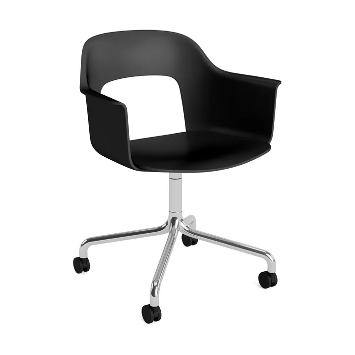 Layout Armchair 261 chair - Black-polished aluminium - HAY