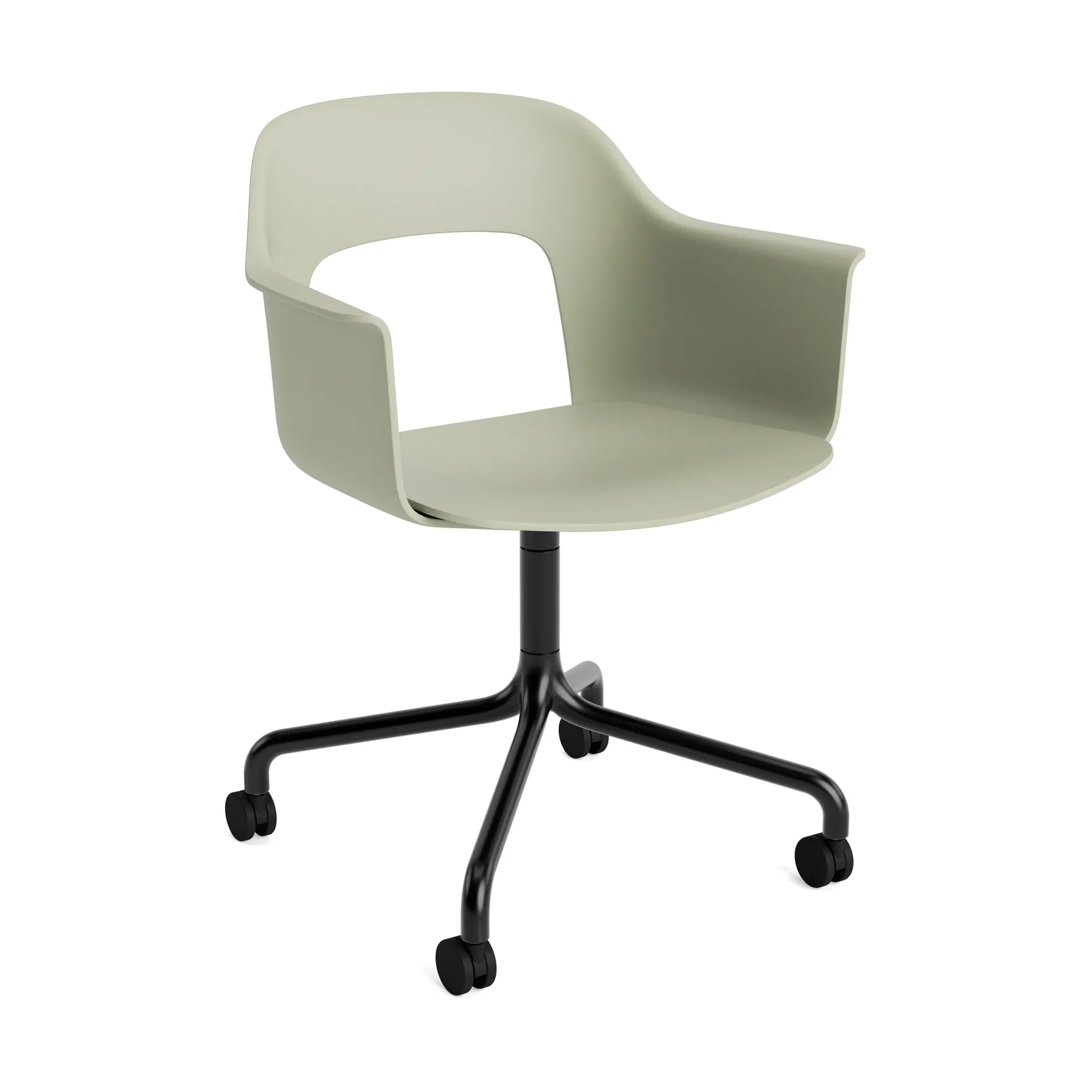 Layout Armchair 261 chair, Bottle green-black HAY