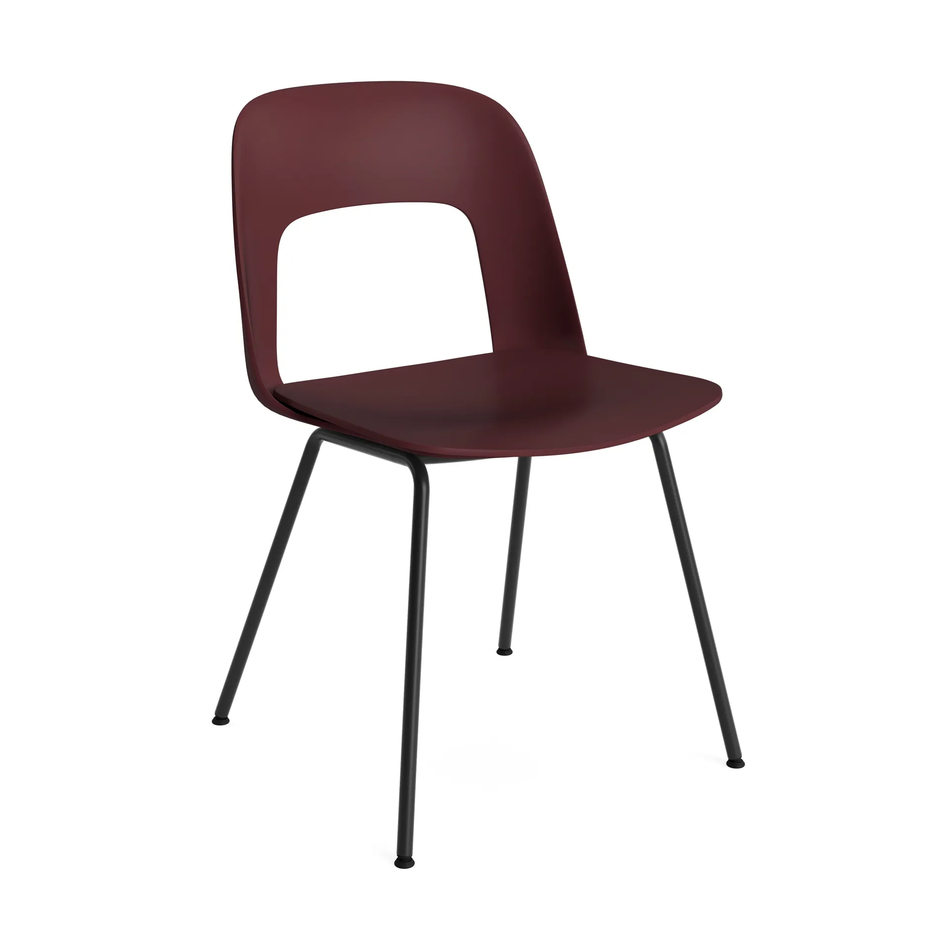 Layout Chair 111 chair, Bordeaux-black HAY