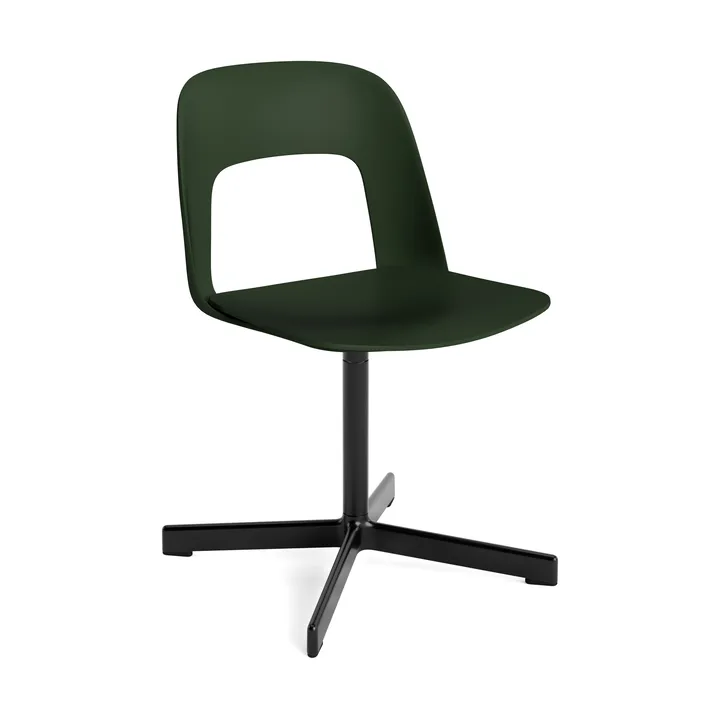 Layout Chair 131 chair - Bottle green-black - HAY