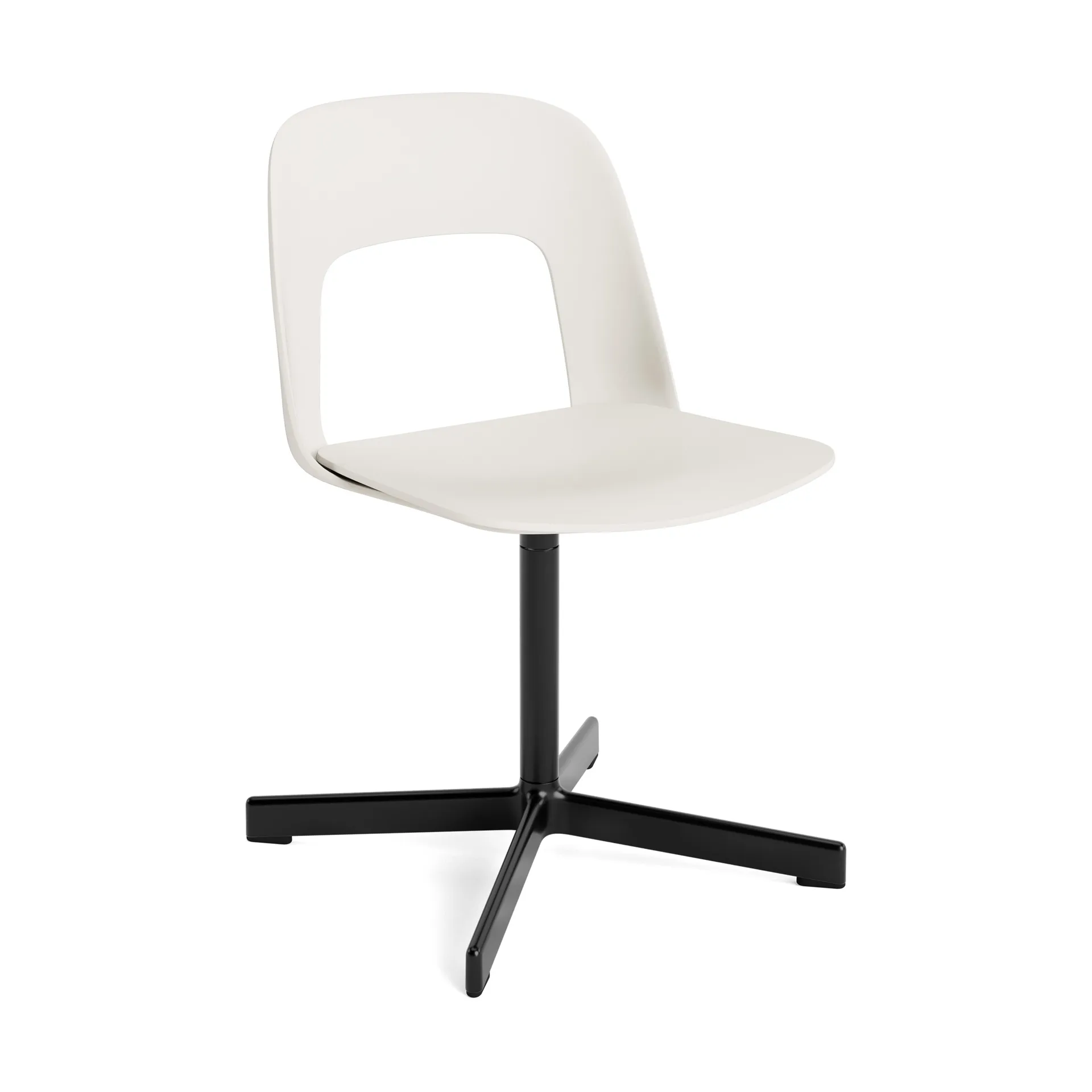 Layout Chair 131 chair, Cream white-black HAY