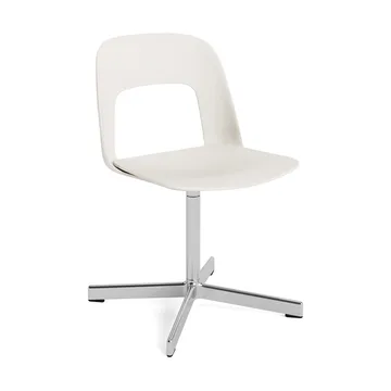 Layout Chair 131 chair - Cream white-polished aluminium - HAY