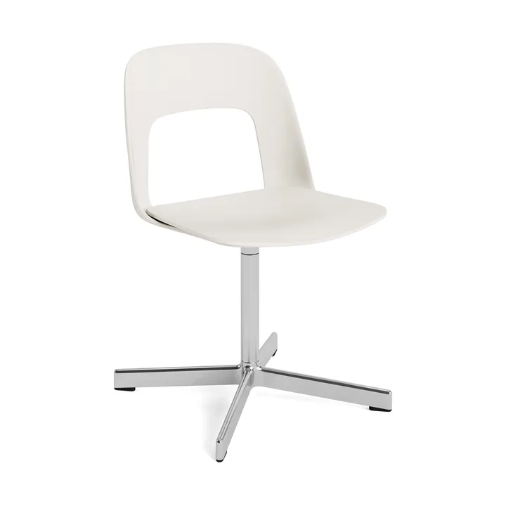 Layout Chair 131 chair - Cream white-polished aluminium - HAY