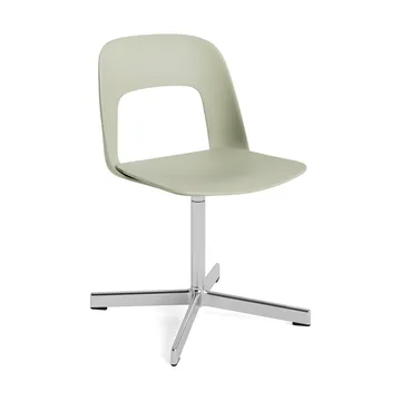 Layout Chair 131 chair - Pastel green-polished aluminium - HAY