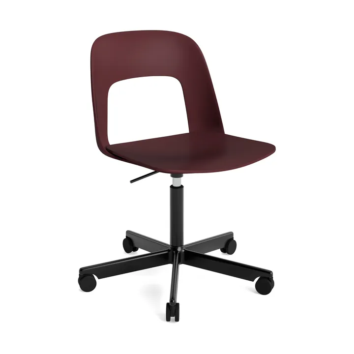 Layout Chair 141 chair - Bordeaux-black - HAY
