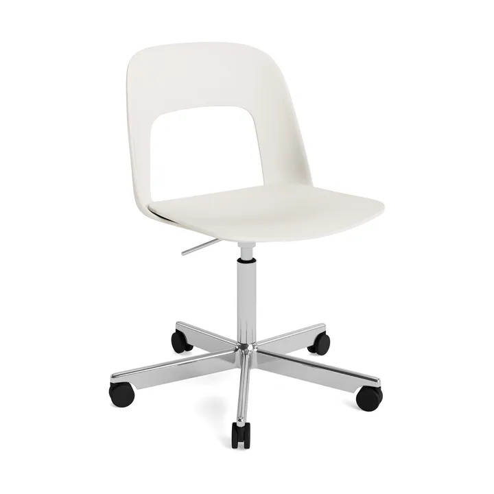 Layout Chair 141 chair - Cream white-polished aluminium - HAY