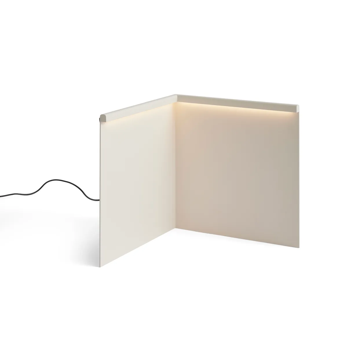 HAY LBM Corner table lamp Cream white | Scandinavian Design | Desk & table lamps | White