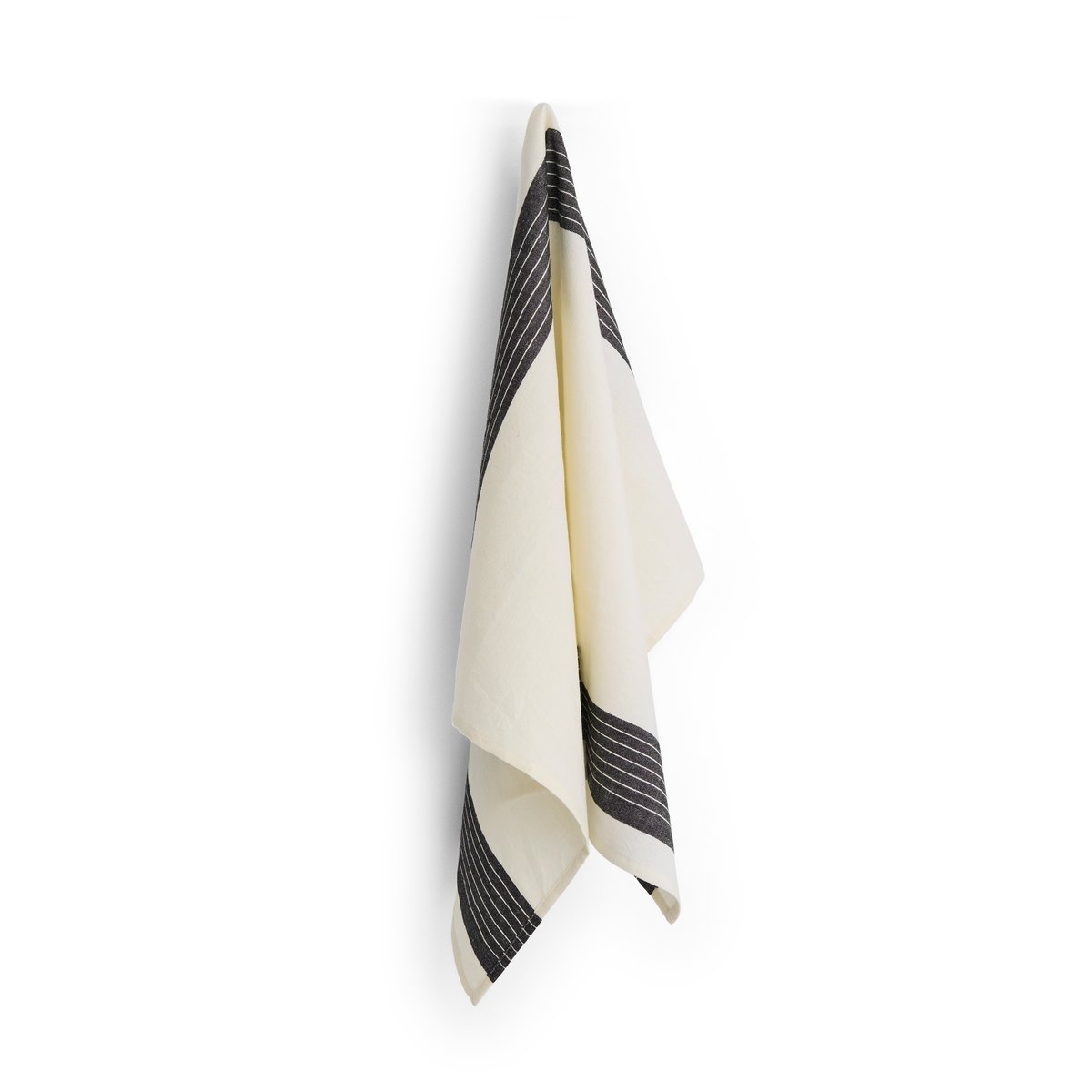 HAY Linear kitchen towel 52x80 cm Cream | Scandinavian Design | Kitchen tea towels | White