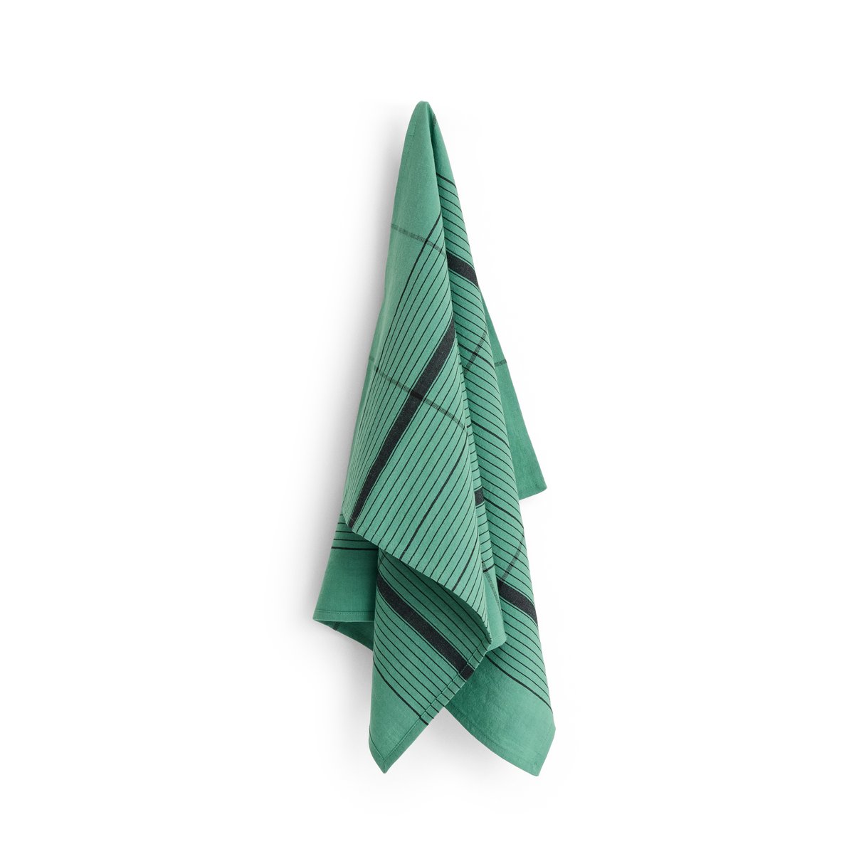 HAY Linear kitchen towel 52x80 cm Green | Scandinavian Design | Kitchen tea towels | Green