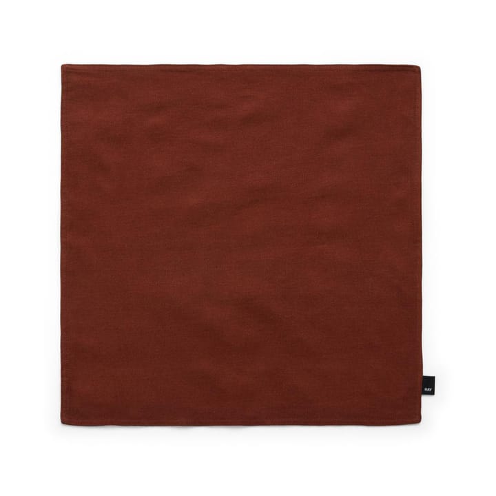 Linen cushion cover 50x50 cm - Iron red - HAY