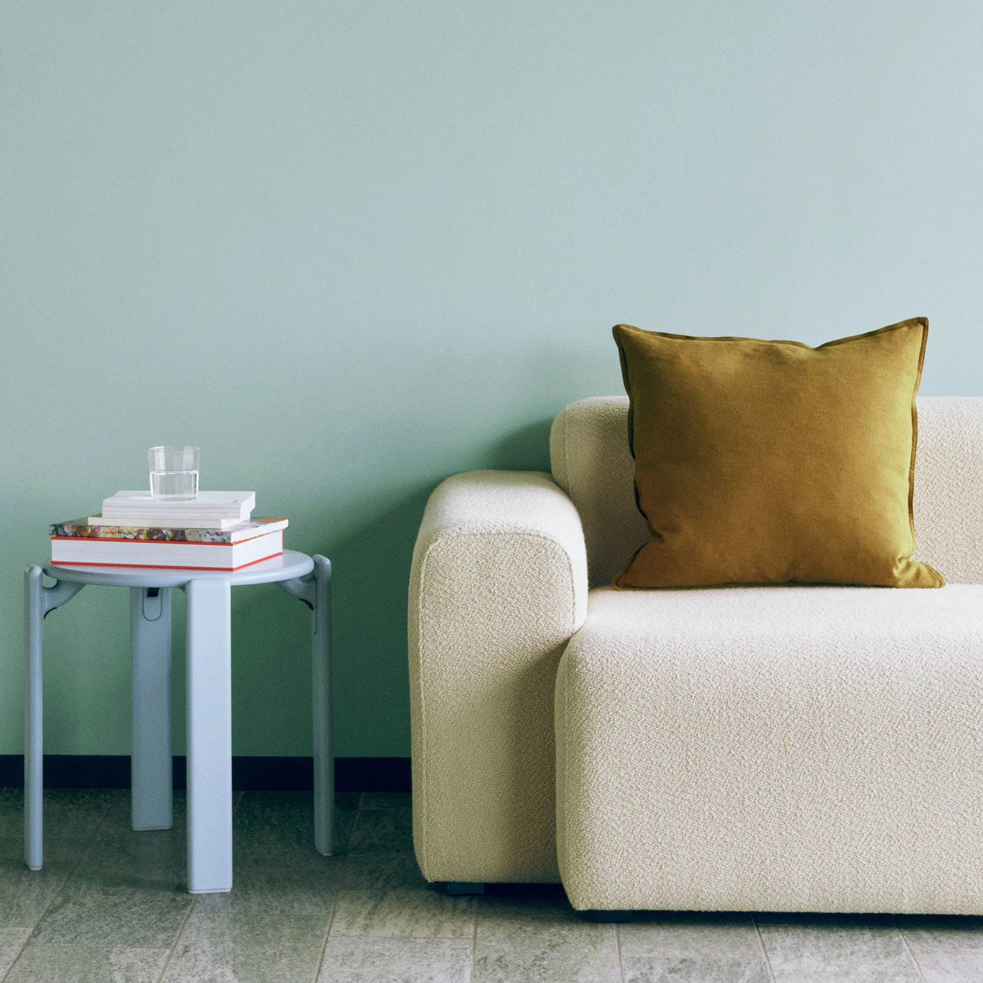 Linen pillow 50x50 cm, Olive HAY