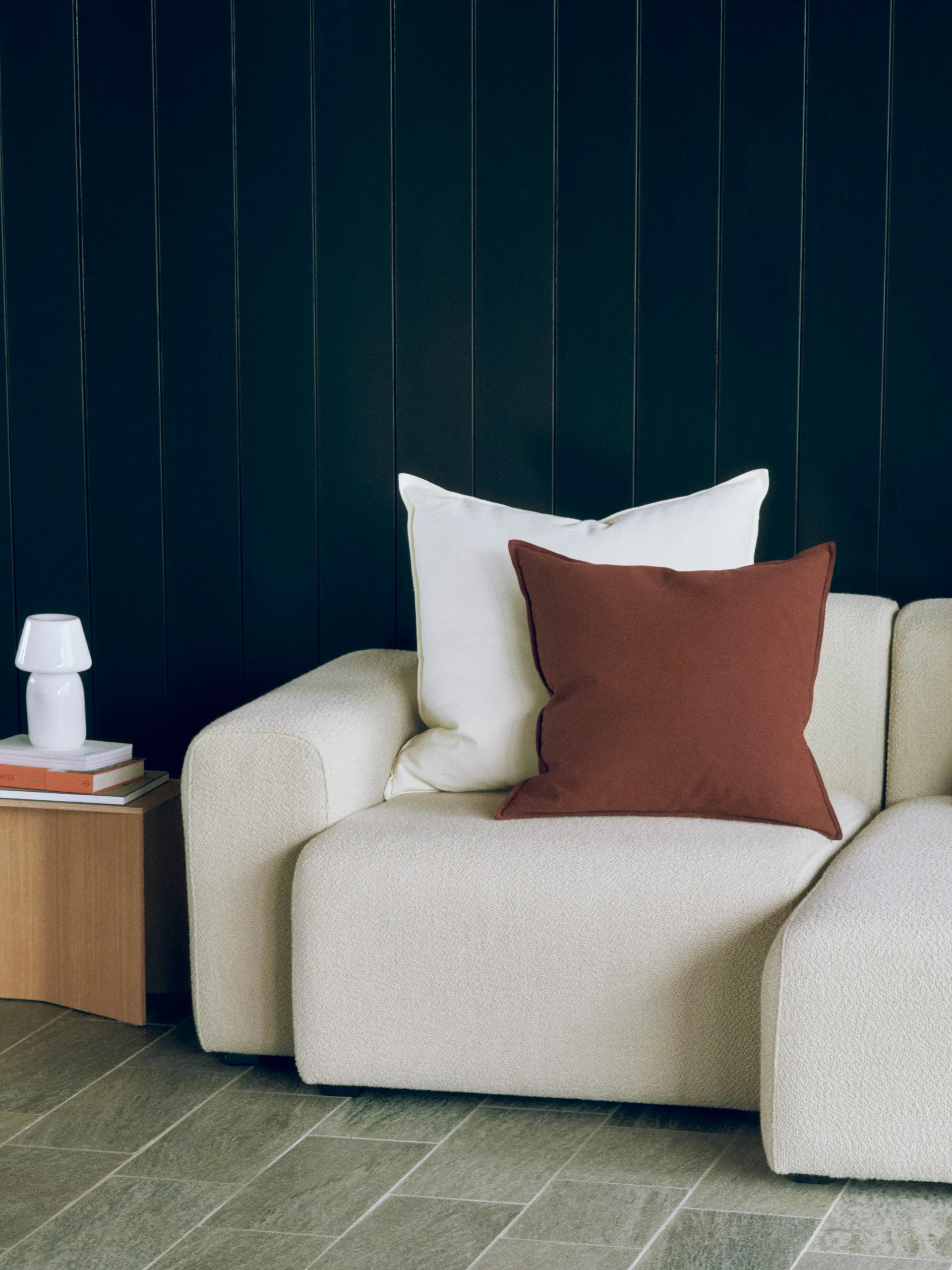 Linen pillow 60x60 cm, Cream HAY