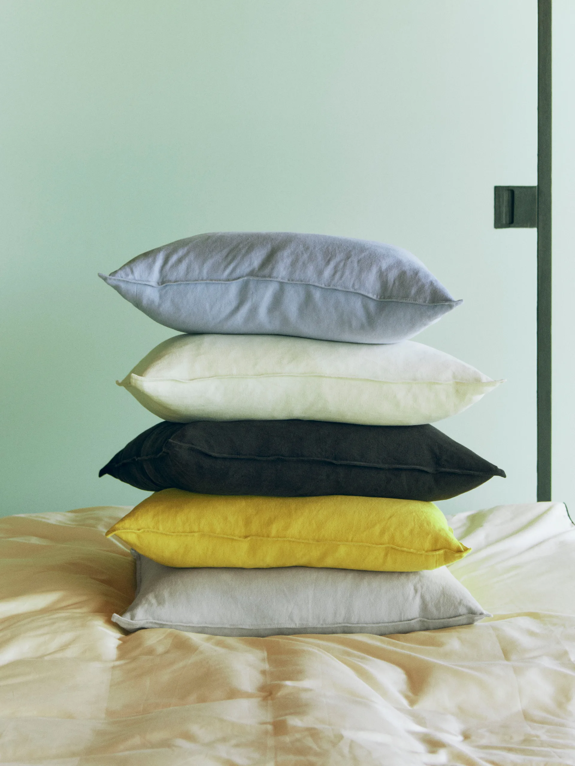 Linen pillow 60x60 cm, Cream HAY