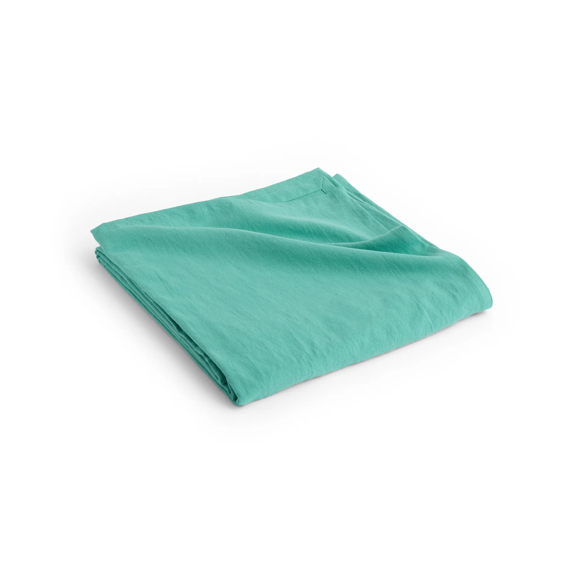 Linen throw 240x260 cm, Emerald green HAY