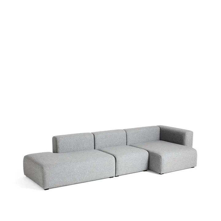 Mags modular sofa - Fabric Hallingdal 130 grey, right - HAY